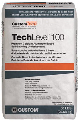 CustomTech™ TechLevel™ 100 Self-Leveling Underlayment