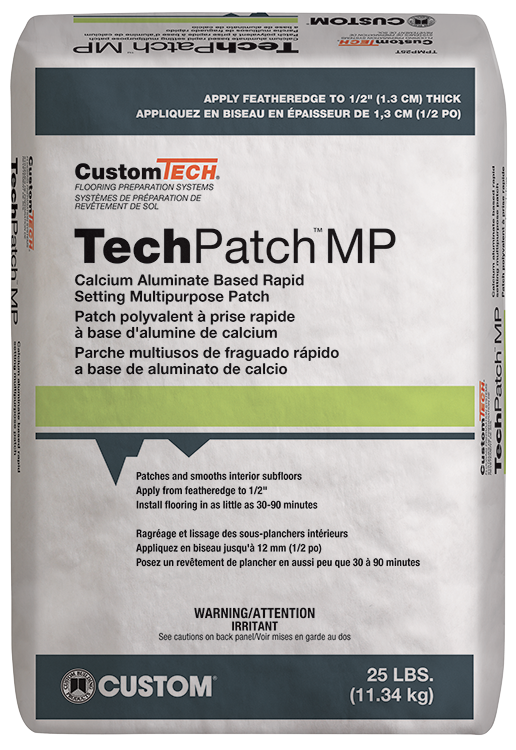 TechPatch™ MP Multipurpose Rapid Setting Skim Coat & Floor Patch