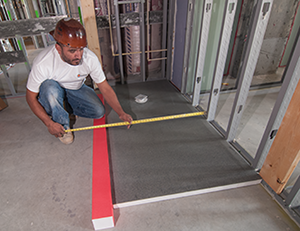 CUSTOM Shower Systems Provide Waterproofing Solution on the Waterfront