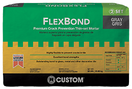 FlexBond® Premium Crack Prevention Thin-set Mortar