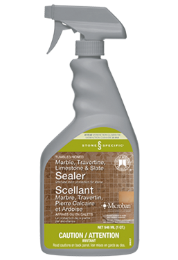 StoneSpecific® Tumbled/Honed Marble, Travertine Limestone & Slate Sealer