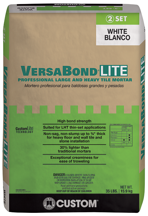 Versabond® Lite Professional Large and Heavy Tile Mortar