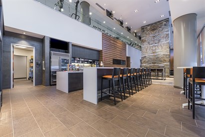 NHL Arena Targets LEED Silver Goal with a High Scoring Tile Installation System from CUSTOM