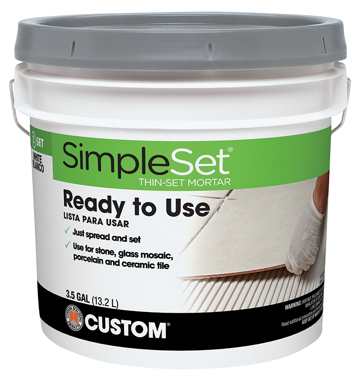 SimpleSet® Pre-Mixed Thin-Set Mortar