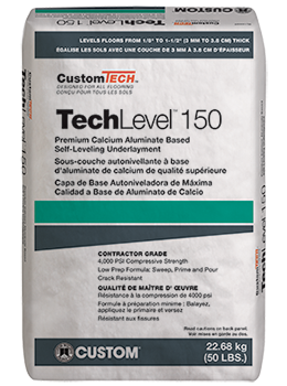CustomTech® TechLevel™ 150 Self-Leveling Underlayment